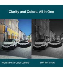 TP-Link VIGI C250-2.8 IP Camera, PoE, 5MP, 2.8 mm, H265+, IP66, Dome, color night vision, outdoor