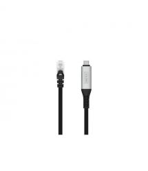 Digitus Кабель DIGITUS Ethernet USB-C - RJ45 CAT 6A S/FTP, 1 Gbit/s, 2m, LSZH