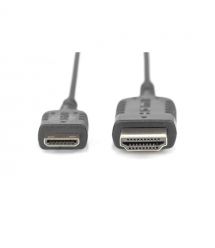 Digitus Кабель DIGITUS HDMI-miniHDMI (AM/СM), Ultra HD, 2.0м, черный