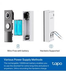 TP-Link Tapo Smart Battery Video Doorbell Tapo D235