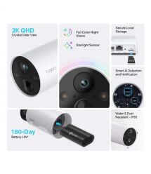 TP-Link Smart Wire-Free Security Camera System, 2-Camera System TAPO C420 S2