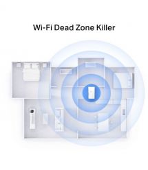 TP-Link WiFi Range Extender RE700X AX3000, 1хGE, MESH