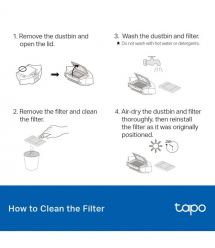 TP-Link TAPO RVA105 Robot Vacuum Replacement Kit