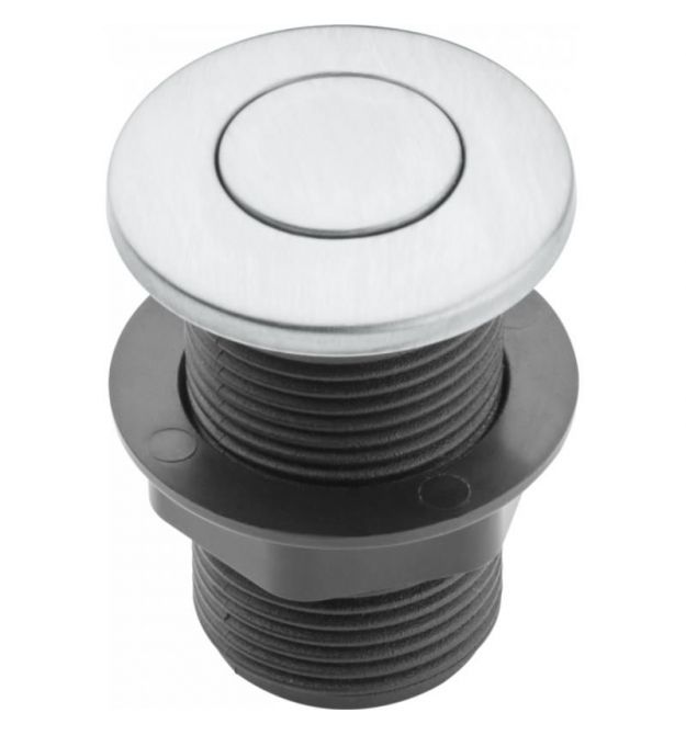 Franke Pneumatic control button for food waste disposer, stainless steel