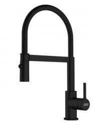 Franke Sink tap Lina Semi Pro, spout lenght- 218mm, shower, swivel, 1-handle, matt black