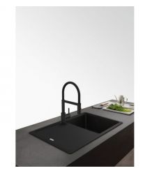 Franke Sink tap Lina Semi Pro, spout lenght- 218mm, shower, swivel, 1-handle, matt black