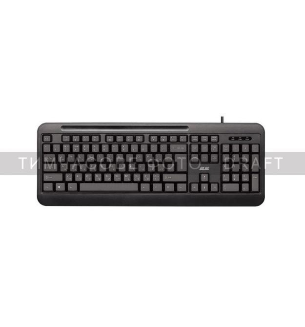 2E Keyboard membrane KM1040 104key, USB-A, EN/UK, black
