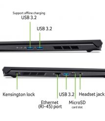 Acer Ноутбук Acer Nitro V 16 ANV16-42 16" WUXGA IPS, AMD R7-260, 32GB, F1TB, NVD5060-8, Lin, чорний