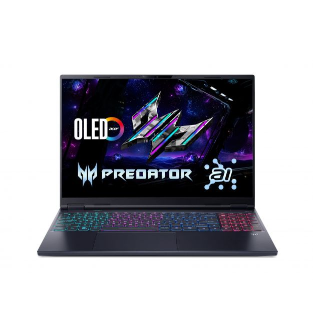 Acer Ноутбук Acer Predator Helios Neo 16S PHN16S-71 16" OLED, Intel U9-275HX, 64GB, F2TB, NVD5060-8, Lin, чорний