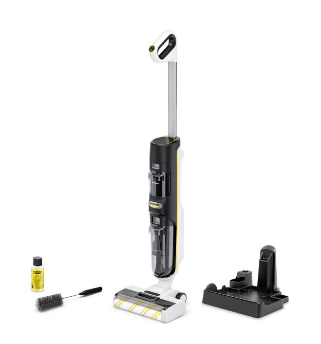 Karcher Пылесос Karcher беспроводный FCV 4, 180Вт, конт пыль -0.45л, вода -0.75л, автон. раб. до 45мин, вес-4.1кг, белый