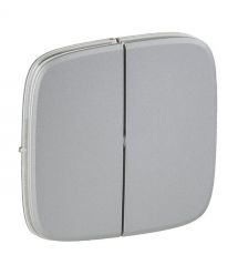 Legrand 2-gang switch key Legrand Valena ALLURE, IN*MATIC, aluminum