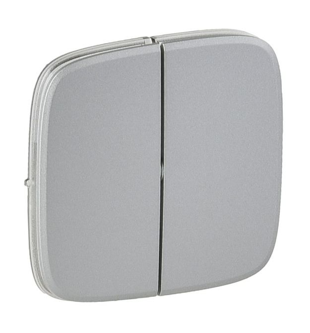 Legrand 2-gang switch key Legrand Valena ALLURE, IN*MATIC, aluminum