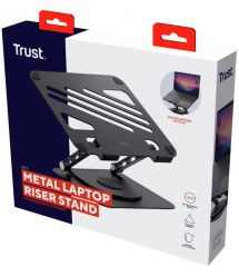 Trust Підставка для ноутбука Trust Zeff Metal, до 16", сірий