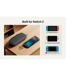 Belkin Чехол с аккумулятором 10000мА·ч для Nintendo Switch 2, Charcoal