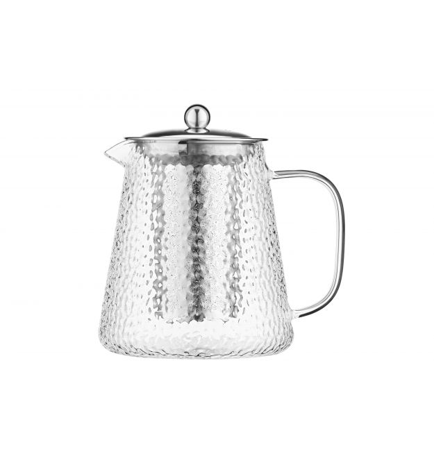 ARDESTO Заварник Gemini 950мл, боросиликатное стекло, нержавеющая сталь, прозрачный