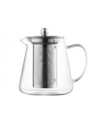 ARDESTO Заварник Gemini Milano 750мл, боросиликатное стекло, нержавеющая сталь, прозрачный