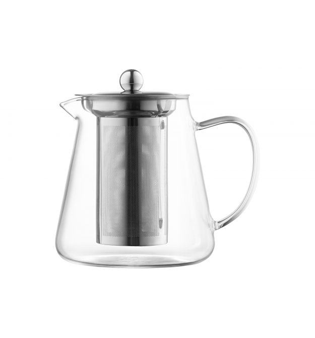 ARDESTO Заварник Gemini Milano 750мл, боросиликатное стекло, нержавеющая сталь, прозрачный