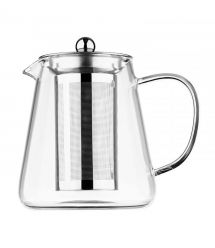 ARDESTO Заварник Gemini Milano 950мл, боросиликатное стекло, нержавеющая сталь, прозрачный