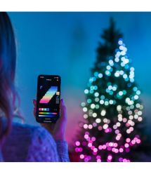 Twinkly Garland Smart LED Dots Lights RGB 60 IP20 3m transparent cable