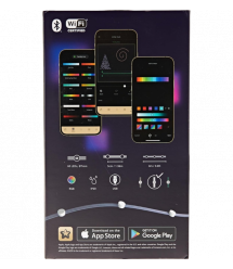 Twinkly Garland Smart LED Dots Lights RGB 60 IP20 3m transparent cable