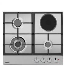 Hansa Hob combined (3 gas + 1 electrical), 59cm, steel