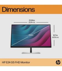 HP Монітор LCD 23.8" HP E24 G5 HDMI, DP, USB, IPS