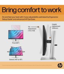 HP Монітор LCD 23.8" HP E24 G5 HDMI, DP, USB, IPS