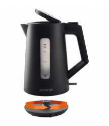 Gorenje Electric kettle, 1,7L, Strix, black matte