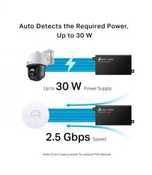TP-Link PoE-injector TL-POE260S 1x2.5GE, 1x2.5GE PoE, 30W