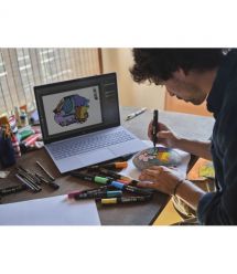 HP Ноутбук HP OmniBook 5 16-af1004ua 16" 2K IPS AG, Intel U5-225U, 16GB, F1024GB, UMA, DOS, блакитний