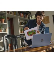 HP Ноутбук HP OmniBook 5 16-af1011ua 16" 2K IPS AG, Intel U7-255U, 24GB, F1024GB, UMA, DOS, блакитний