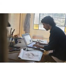 HP Ноутбук HP OmniBook 5 16-af1011ua 16" 2K IPS AG, Intel U7-255U, 24GB, F1024GB, UMA, DOS, блакитний