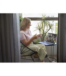 HP Ноутбук HP OmniBook 5 16-af1018ua 16" 2K IPS AG, Intel U7-255U, 16GB, F512GB, UMA, DOS, блакитний