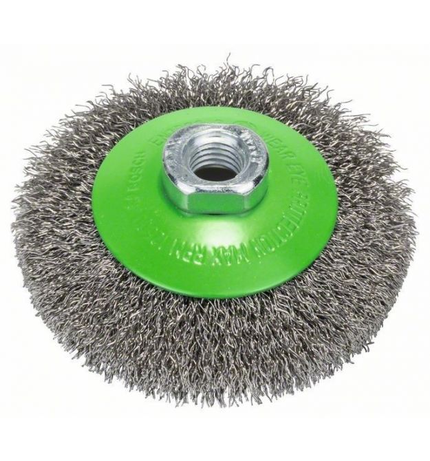 Bosch Professional stainless disc brush 100mm 0.35mm M14