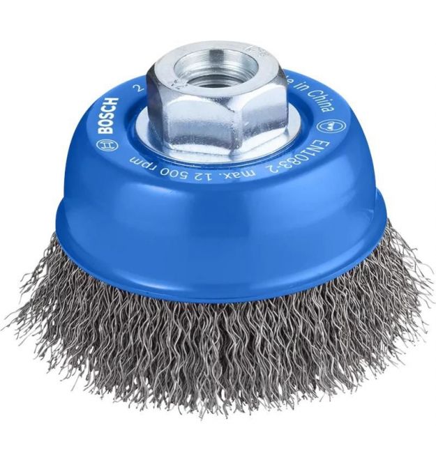 Bosch Professional twisted steel cup brush 70mm 0.3mm M14