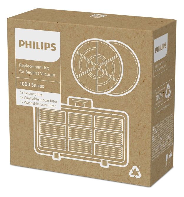 Philips Набор фильтров для безмешкового пылесоса Philips XV1210/01