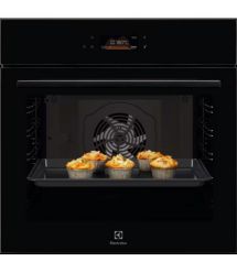 Electrolux Духовой шкаф электрический, 72л, A+, дисплей, конвекция, телескопические направляющие, черный