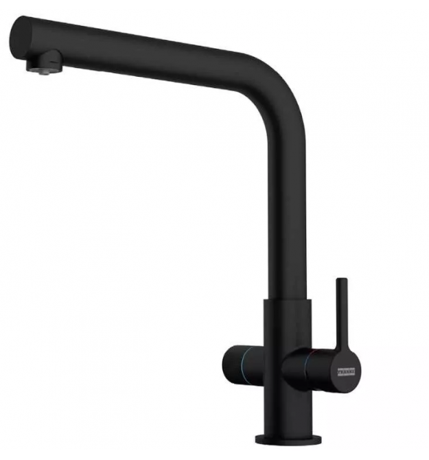 Franke Washbasin tap Lina L Clear Water 2.0, spout lenght - 254 mm, swivel, 1-handle, matt black