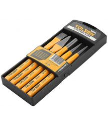Tolsen Profi chisel and center punch, set of 5 pcs, 150 mm, CrV