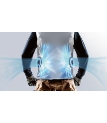 Makita Жилет аккумуляторный LXT/CXT, 10.8-18В, с вентиляцией, полиэстер, размет М, белый, 0.38кг