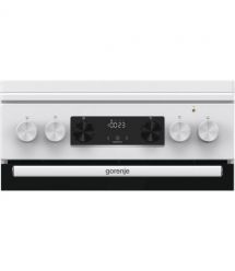 Gorenje Плита комби, 70л, 50x60см, дисплей, эмалированные реш, программатор IconLed, метал.крышка, белый
