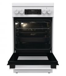 Gorenje Плита комби, 70л, 50x60см, дисплей, эмалированные реш, программатор IconLed, метал.крышка, белый