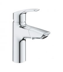 Grohe Eurosmart sink mixer long. pouring - 107mm, non-rotating, rotating, 1 lever, chrome