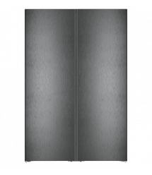 Liebherr Холодильник SBS, 185.5x119.4х67.5, холод.отд.-398л, мороз.отд.-271л, 2дв., A++, NF, диспл внутр., черный
