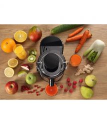 Gorenje centrifugal juicer, 400W, bowl-0.6L, cake-1.6L, whole apple tray, plastic/iron, black