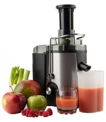 Gorenje centrifugal juicer, 400W, bowl-0.6L, cake-1.6L, whole apple tray, plastic/iron, black