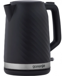 Gorenje Electric kettle, 1,7L, Strix, black matte