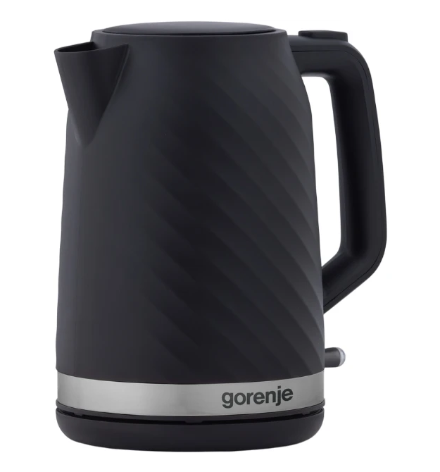Gorenje Electric kettle, 1,7L, Strix, black matte
