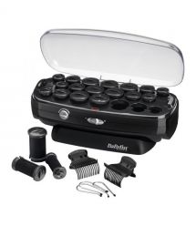 BaByliss Бигуди термо, 50Вт, 90-140 °C, кейс, керамика, черный