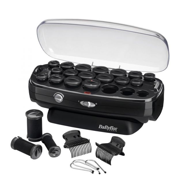 BaByliss Бигуди термо, 50Вт, 90-140 °C, кейс, керамика, черный